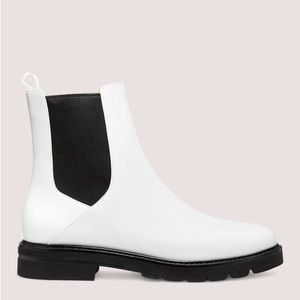 Stuart Weitzman Dylan Chelsea Bootie (brand new!!), Size 8.5, White